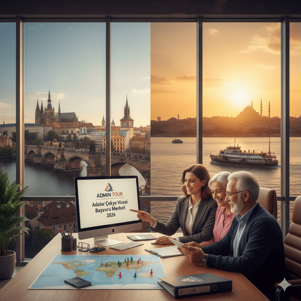 Adalar Çekya Vizesi Başvuru Merkezi | 2026 Randevu - Admin Tour